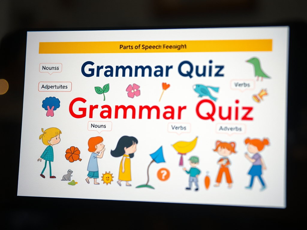 Grammar Quiz: Parts of Speech Set 3