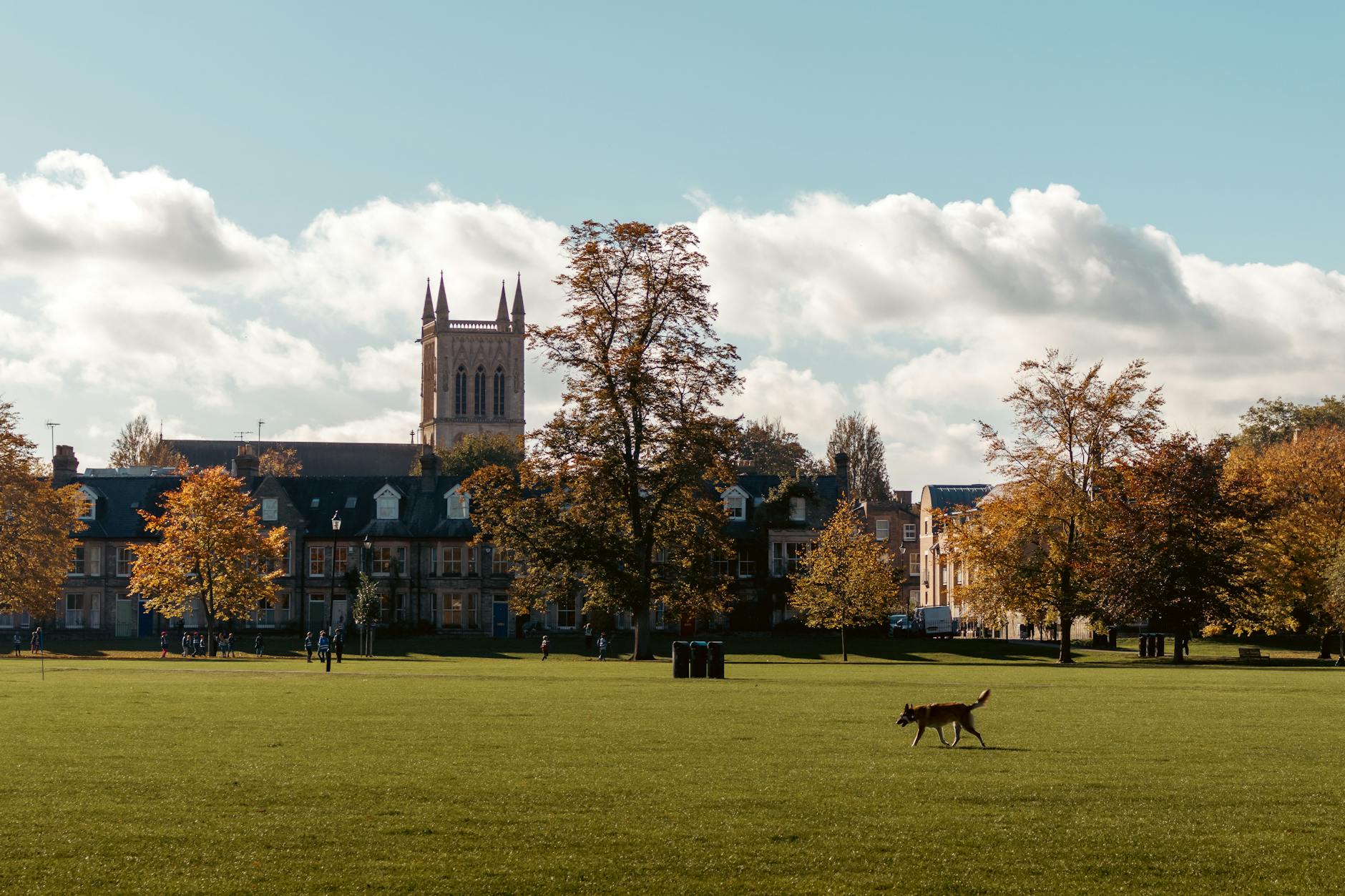 cambridge university in autumn