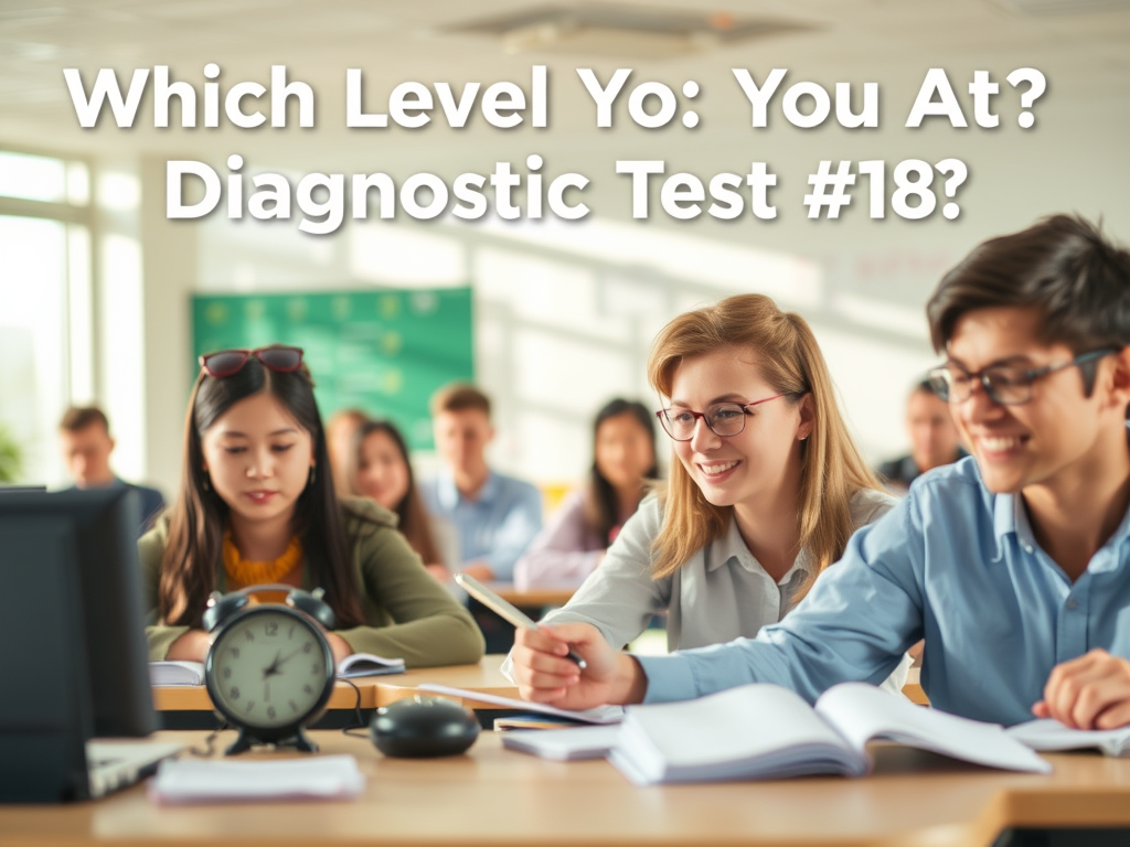 Which Level Are You At? Diagnostic Test 18