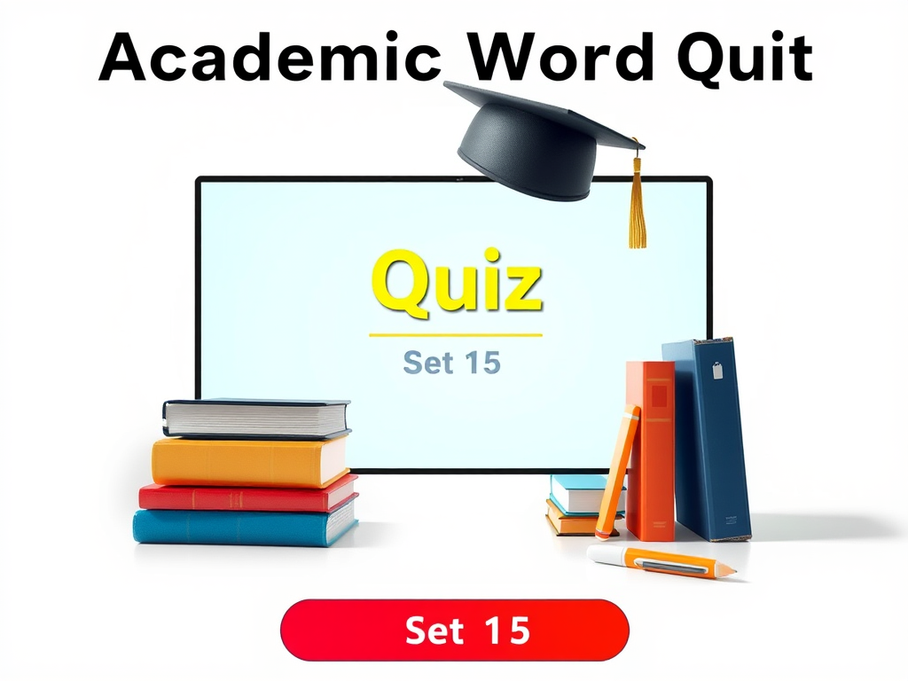 Academic Word Quiz – Set 15