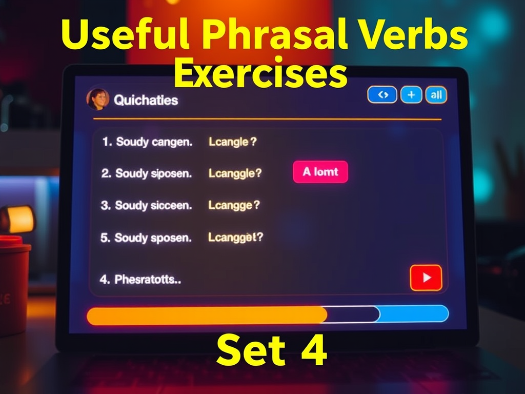 Useful Phrasal Verbs Exercises Set 4