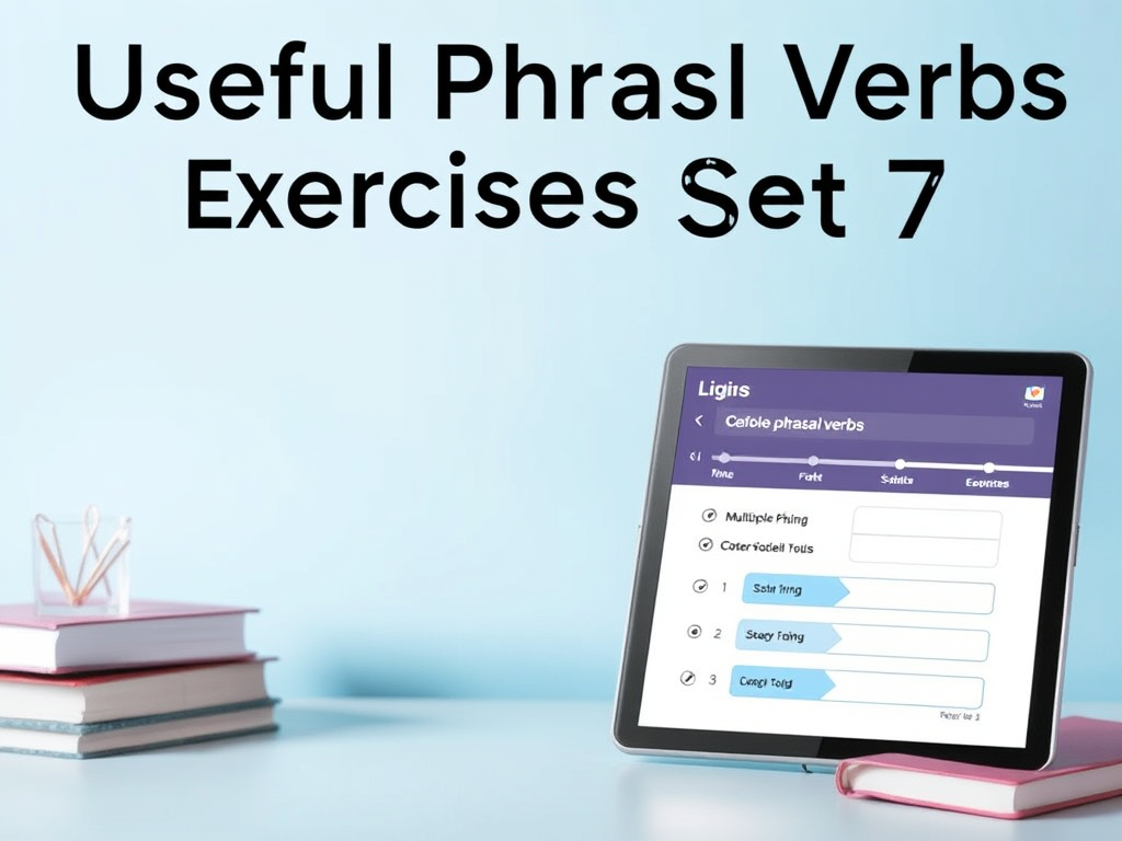 Useful Phrasal Verbs Exercises Set 7