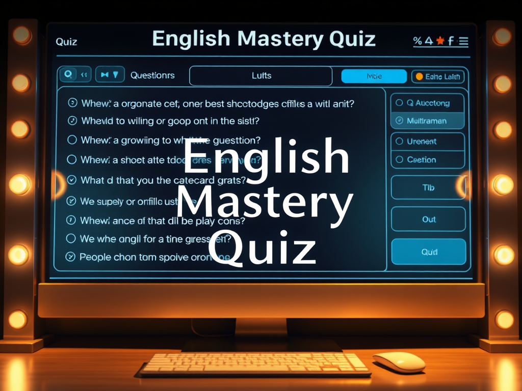English Mastery Quiz – Set #27