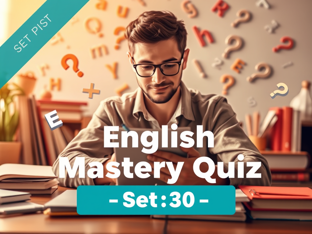 English Mastery Quiz – Set #30
