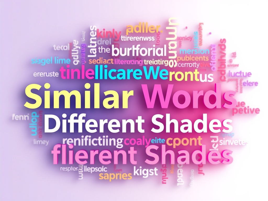 Unit 5: Similar Words, Different Shades